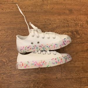 Girls Confetti Converse